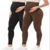 Buttergene Women's Maternity Leggings over the Belly Pregnancy Active Wear Workout Yoga Tights Pants view 1