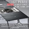camping moon IGT Top Board Bridge Table Laser Top Board Half 2pcs Black CK-12BK-2P view 2