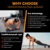 Push Up Board, with Automatic Count & Timer, 41 Push Up Bar, Updated Foam Handles, Portable Home Workout Equipment, Push Up Strength Training Equipment view 3