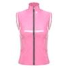 Sxiwei Zipper Bustier for Women Zipper Bustier Tank Vest Crop Top Latex Vest Tops Breast Bare Corset Top Rave Pink Medium view 3