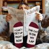 Funny Cat Socks for Women Mom Teen Girls- I Can t Get Up Right Now Animal Novelty Cool Socks- Mothers Valentines Easter Cat Lover Birthday Gifts Christmas Stocking Stuffers view 3