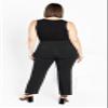 Avenue Women's Plus Size Super Stretch Trouser Black view 3