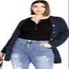 Avenue Women's Plus Size Cardigan - Amber Boucle, 16 view 1
