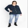 Avenue Women's Plus Size Cardigan - Amber Boucle, 16 view 4