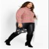 Avenue Women's Plus Size Maeve Sweater Rose view 3