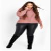Avenue Women's Plus Size Maeve Sweater Rose view 4
