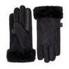 isotoner Women's Water Repellent Touchscreen Stretch Mya Faux Fur Cuff Gloves view 1