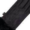 isotoner Women's Water Repellent Touchscreen Stretch Mya Faux Fur Cuff Gloves view 3