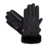 isotoner Women's Water Repellent Touchscreen Stretch Mya Faux Fur Cuff Gloves view 4