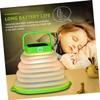 GOOHOCHY Retractable Outdoor Light Camping Lantern Handle Solar USB Powered Lantern view 2