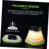 GOOHOCHY Retractable Outdoor Light Camping Lantern Handle Solar USB Powered Lantern view 3