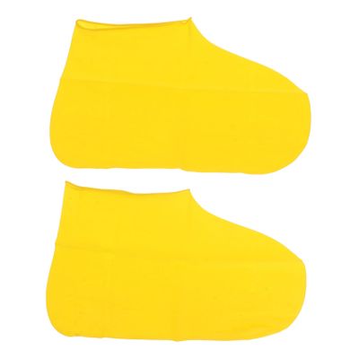BESPORTBLE Yellow Anti-Slip Shoe Covers Size L Silicone Overshoes for Rain