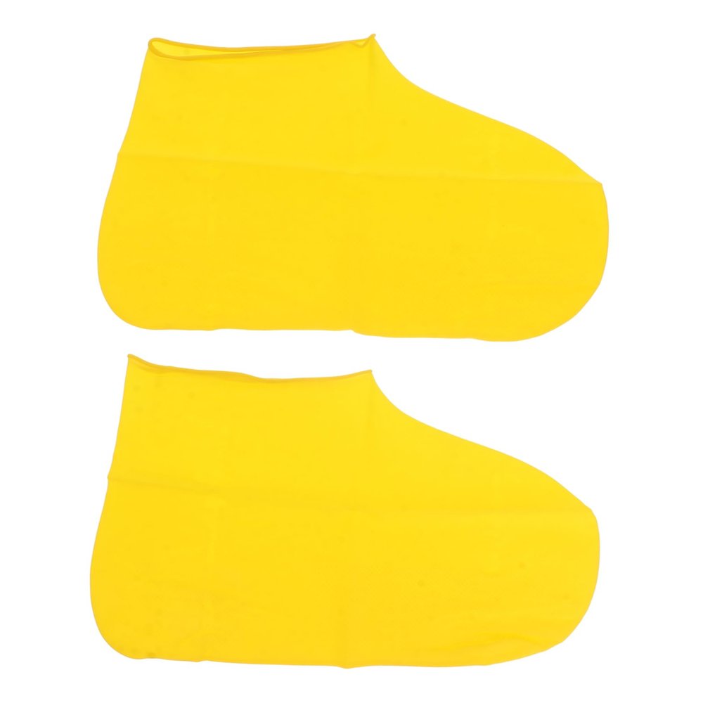 BESPORTBLE Yellow Anti-Slip Shoe Covers Size L Silicone Overshoes for Rain