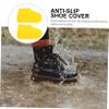 BESPORTBLE Yellow Anti-Slip Shoe Covers Size L Silicone Overshoes for Rain view 2