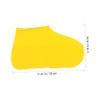BESPORTBLE Yellow Anti-Slip Shoe Covers Size L Silicone Overshoes for Rain view 4