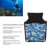 Airshi Scuba Diving Back Plate, Scuba Diving Backboard Cushion Comfortable Stainless Steel Gas Eye for Diver (Camouflage Blue) view 2