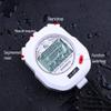 MDybf Stopwatch Waterproof,Stop Watches 3 Rows of 60 Laps,Split Timing,Anti-Fall and Anti-Vibration,Swimming and Running,Coach Training (Color : White, Size : 60 laps) view 2