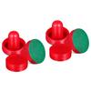 BESPORTBLE 2sets Air Hockey and Replacement Pucks and Felt Pads for Enhanced Tabletop Hockey Games