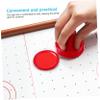BESPORTBLE 2sets Air Hockey and Replacement Pucks and Felt Pads for Enhanced Tabletop Hockey Games view 4