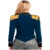 Sinleey Women's Circus Ringmaster Velvet Tailcoat Victorian Lion Tamer Jacket Christmas Cosplay Costume #01DarkBlue Large view 3
