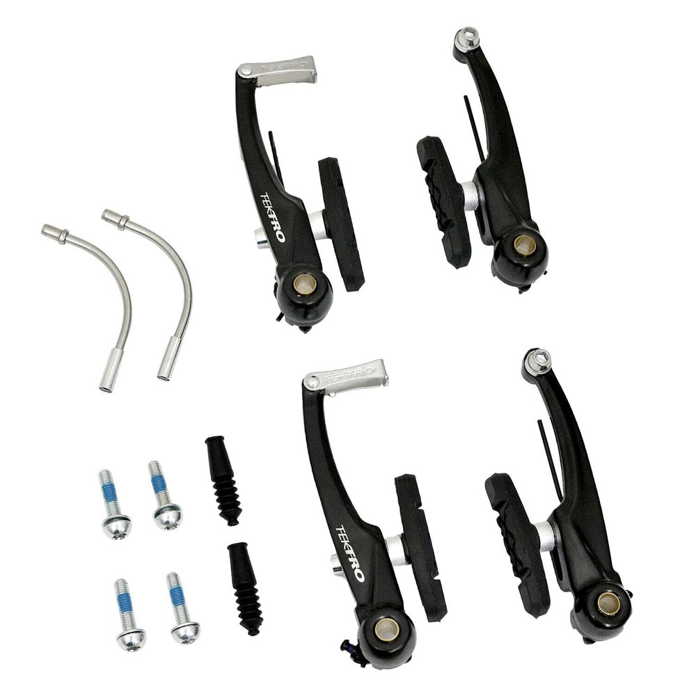 TEKTRO C310 V-Brake Linear Pull Brake Set Long Arms 110mm, Black, MH2787
