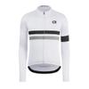 Coconut Ropamo CR Long Sleeve Cycling Jersey Mens, 3+1 Zipper Pockets Bicycle Tops Quick Dry Breathable Biking Shirt (White, 3XL) view 1