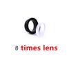 37/45 Degree Hooded Peep Sight Compound Bow Peep Sight Inner Core 8X Clarifier Aperture Lens Kits for Hunting view 3