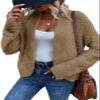 Dokotoo Womens Oversized Winter Cardigans Sweaters for Women 2026 Early Fall Fashion Open Front Ladies Long Sleeve Autumn Chunky Early Fall Fashion Soft Knit Winter Outerwear Coats Flaxen X-Large view 1