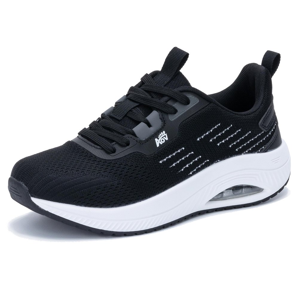 ephiza Women's Walking Shoes with Arch Support Orthotic Sneakers for Plantar Fasciitis Heel and Foot Pain Relief Tennis WhiteBlack Size 8
