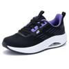 ephiza Women's Walking Shoes with Arch Support Orthotic Sneakers for Plantar Fasciitis Heel and Foot Pain Relief Tennis PurpleBlack Size 7.5 view 1