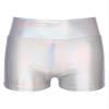 vastwit Womens Shiny Metallic High Waisted Booty Shorts Hot Pants Festival Rave Dance Bottoms Clubwear C01 Large view 1