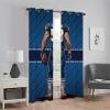 Midkepf Dallas Curtains, Custom Blackout Curtains for Bedroom, Personalized Name and Number Drapes with Grommet, Football Style Curtain Panels for Windows Living Room 2 Panels Gift view 2