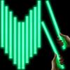 Lewtemi 10 Pcs Large Glow Sticks Big Giant Jumbo Halloween Christmas Emergency Light Stick for Camping Accessories, Survival Kit(Green,16 Inch)