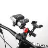 Bicycle Handlebar Extension Bracket,Aluminum Alloy Bicycle Handlebar Extender for Bicycle Led Light Code Table Mobile Phone Holder (Red) view 4