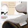 EZPACE Women's Sherpa Mitten Warm Fleece Gloves for Cold Weather Winter (Sand, Small) view 3