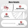 29 inch Mountain Bike Wheel Kit, MTB Wheelset Front & Rear Wheel Set Rims Hub, Aluminum Alloy Rim Disc Brake MTB Wheelset, Disc Brake MTB Wheelset for Cassette Bicycle Wheelset (Red) view 2