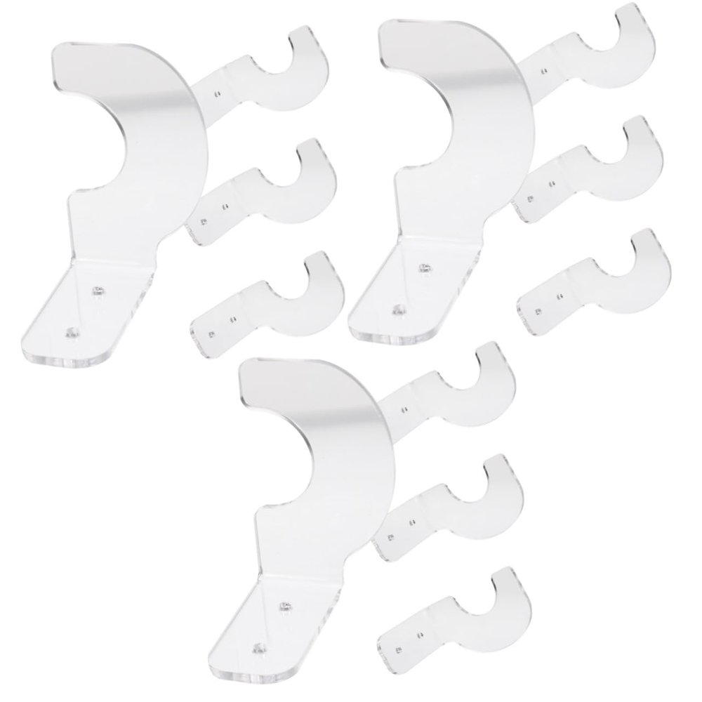 Kisangel 3sets Bat Stand Baseball Bat Tube Display Mount Holder for Hockey Softball