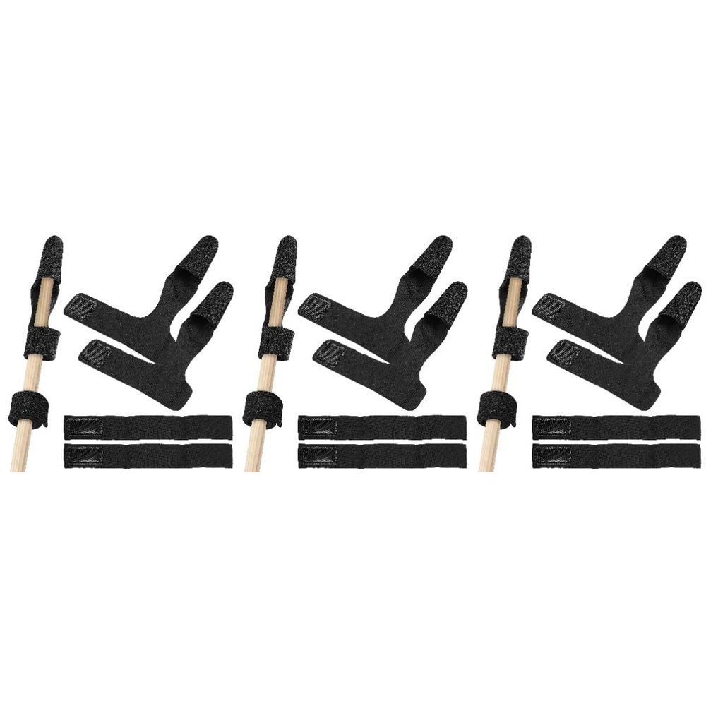 Sosoport 6pcs Fishing Rod Protector Case Strap and Tip Caps Fishing Accessories for Baitcasting Poles Including Rod Caps and Straps