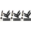 Sosoport 6pcs Fishing Rod Protector Case Strap and Tip Caps Fishing Accessories for Baitcasting Poles Including Rod Caps and Straps view 1