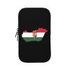 SwpWab Hungary Flag Map Compact Exercise Essentials Bag with Zipper view 2