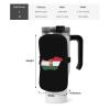 SwpWab Hungary Flag Map Compact Exercise Essentials Bag with Zipper view 4