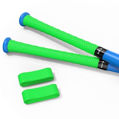 JAYA 2 Pack PU Bat Grip Tape  1.1mm Non-Slip Polyurethane Handle Wrap for Baseball & Softball Bats, Soft Feel & Pro-Level Control