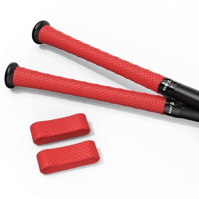 JAYA 2 Pack PU Bat Grip Tape  1.1mm Non-Slip Polyurethane Handle Wrap for Baseball & Softball Bats, Soft Feel & Pro-Level Control