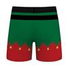 Ainuno Elf Boxer Briefs Funny Christmas Elf Costume for Men, Mens Ugly Xmas Underwear Boxers Red Green Holiday Pajama Shorts Unique Cute Elves Accessories Small Stuff Gifts view 3