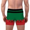 Ainuno Elf Boxer Briefs Funny Christmas Elf Costume for Men, Mens Ugly Xmas Underwear Boxers Red Green Holiday Pajama Shorts Unique Cute Elves Accessories Small Stuff Gifts view 4