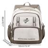 JiaYou Girls Primary School Backpack Junior Middle School Casual Daypack Teens Laptop Bag(Brown,30 Liters) view 2