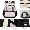 JiaYou Girls Primary School Backpack Junior Middle School Casual Daypack Teens Laptop Bag(Brown,30 Liters) view 3