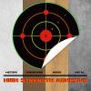 Highwild Adhesive Bullseye Shooting Targets - Splash Effect of Multiple Colors - 12x12 Inch (10 Pack) view 4