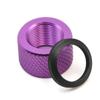 5/8 x 24 Thread Protector Aluminum & Crush Washers Steel 4 Pack with Chosen Color and Texture view 3