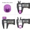 5/8 x 24 Thread Protector Aluminum & Crush Washers Steel 4 Pack with Chosen Color and Texture view 4